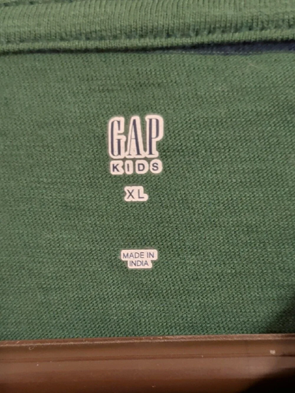 GAP Men’s Green, Gray & Black Wide-Stripe Short Sleeve Pocket Tee